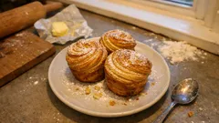 Cruffin fatti in casa: la ricetta per dolcetti a spirale morbidi e dorati
