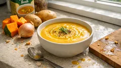 Passato di zucca cremoso con patate: la ricetta semplice che viene sempre vellutata