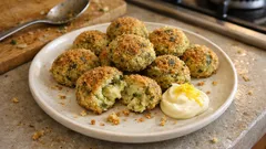 Polpette di zucchine e patate al forno: dorate fuori, morbide dentro