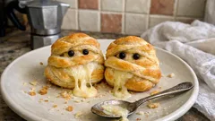 Mummie di brie filante in pasta sfoglia: l’antipasto di Halloween pronto in 20 minuti