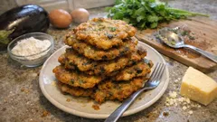 Frittelle di melanzane dorate fuori e morbide dentro: la ricetta in padella
